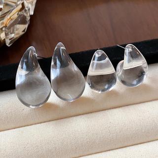 Bông tai giọt nước acrylic phiên bản Hàn Quốc, thời trang và đa năng dành cho nữ