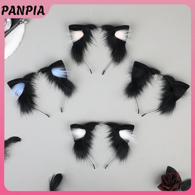 Tai mèo cho tóc cosplay, phong cách Gothic ngộ nghĩnh, phụ kiện tóc sáng tạo làm quà tặng