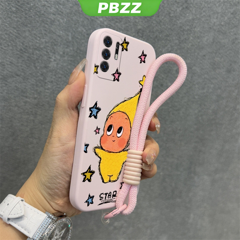 Ốp Lưng Cho OPPO Reno 2 2F 3 4 5 6 4g a16 A16K reno 6z 5g Reno3 pro reno6 z 5g Vỏ Điện Thoại Vỏ Mềm Silicon Chống Sốc Thiết Kế Mới Thẩm Mỹ Dễ Thương Với Dây Buộc YTDTGSDY01