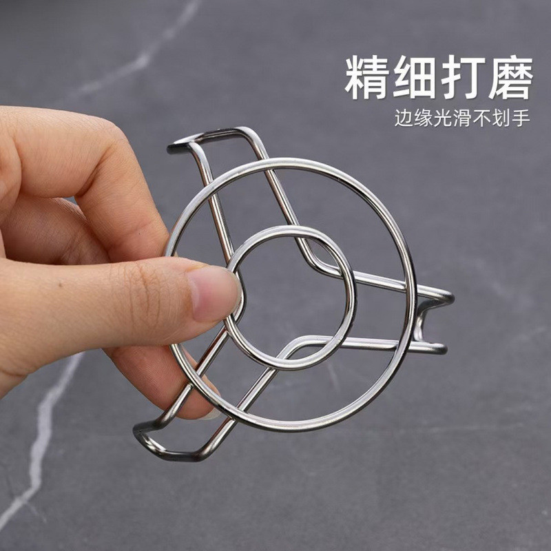 Lưới hấp siêu Mini 7cm bằng thép không gỉ Kích thước nhỏ Giá hấp sức khỏe Giá đỡ nước chậu