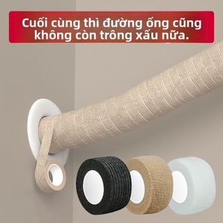 Bọc trang trí ống điều hòa Mileqi, che giấu ống gas/hơi/thoát nước ban công, dụng cụ làm đẹp B9GF