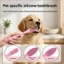Top 2In1 Bàn Chải Đánh Răng Thú Cưng Lông Mềm Cho Chó Nhỏ Đến Lớn Mèo Làm Sạch Răng