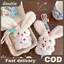 Doutie Hoạt Hình Dễ Thương Tai Dài Thỏ Squeak Sang Trọng Búp Bê Đồ Chơi Nhồi Bông Móc Khóa Mặt Dây Chuyền Nữ Tính Móc Khóa Túi Treo Đồ Trang Trí Quà Tặng VN