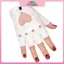 MYPANDA Cô Gái Năm Ngón Tay Da PU Nữ Lái Xe Thể Hiện Cực Khiêu Vũ Găng Tay Nữ.