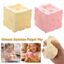 NORDICLIFE Phô Mai Bóp Fidget Đồ Chơi, Họa Tiết Squishy Có Thể Định Hình Jumbo Phô Mai Khối Bóng Căng Thẳng, Chống Căng Thẳng ASMR Đồ Chơi Căng Thẳng Cảm Giác Quà Tặng Sinh Nhật