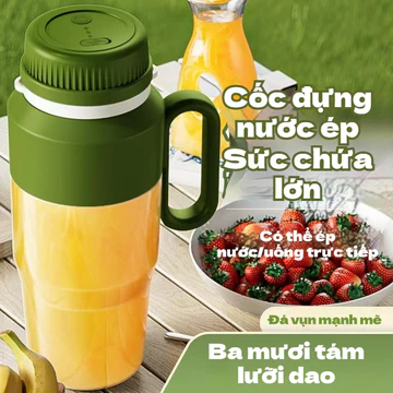 Máy ép trái cây cầm tay Coolson Máy ép trái cây nhỏ gia đình Công suất lớn Máy ép trái cây đa chức năng Máy ép trái cây Mini Máy ép trái cây phong cách mới Máy ép trái cây gia đình nhỏ cầm tay Máy ép 