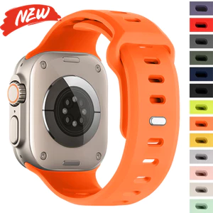 Dây đeo silicon thể thao Tương thích cho Apple Watch Series11 / 10 42mm 46mm Ultra3 / 2 / 1 49mm 9 8 6 7 5 SE 45mm 44mm 41mm 40mm