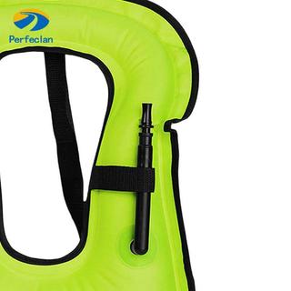 Perfeclan Áo Bơi Bơm Hơi Di Động Trôi Ngoài Trời Nhẹ Phao Thiết Bị Kayaking Tầm Nhìn Cao Người Lớn Phao Vest
