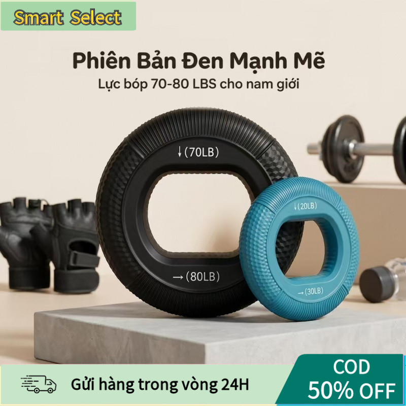 【COD】Bộ vòng tròn silicone, luyện tập cơ tay và ngón tay, cải thiện lực nắm cho người tập gym và phục hồi chấn thương.