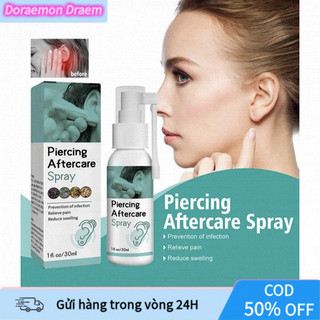 【COD】Xịt chăm sóc lỗ xỏ khuyên với thành phần tự nhiên, không cay mắt, giúp vết thương mau lành và thông thoáng.