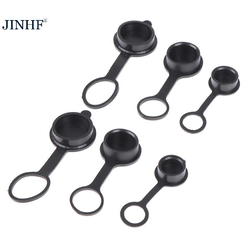 JINHF 10 Chiếc GX12 GX16 GX20 Hàng Không Tròn Cắm Soet Chống Thấm Nước Nắp Chống Bụi Kết Nối HOT
