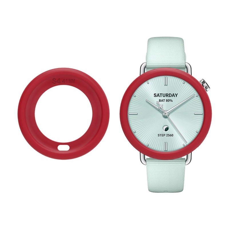 Đồng Hồ Silicon Dành Cho Xiaomi WatchS4 Đồng Hồ Bảo Vệ Mềm Ốp Lưng Khung Dành Cho Xiaomi Watch S4 41 Mm Rỗng Không Có Vỏ Bảo Vệ Màn Hình