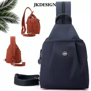 Ba lô JKDESIGN, Túi du lịch nhiều lớp bằng vải, Túi đeo vai đa năng chống nước dung tích lớn thời trang Unisex