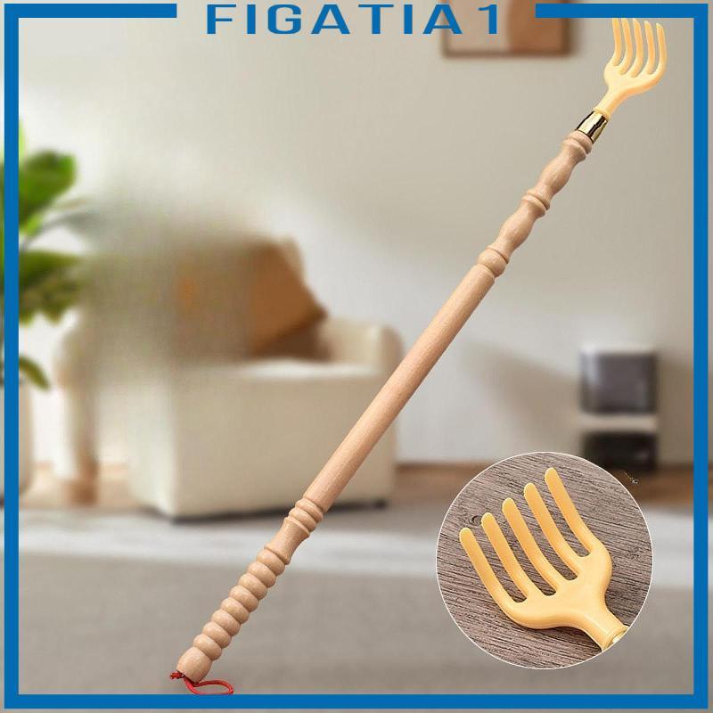 Dụng cụ gãi lưng dài bằng gỗ, lấy đạt, massage di động