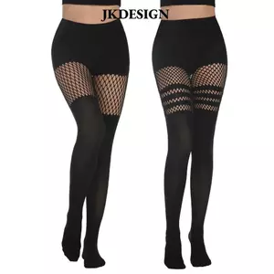 Thigh Stocking Len Tất Lưới Cá - Phong Cách Goth Gợi Cảm