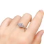 Nhẫn kim cương hình bạch tuộc bạc S925, phong cách thời trang đơn giản, size điều chỉnh được