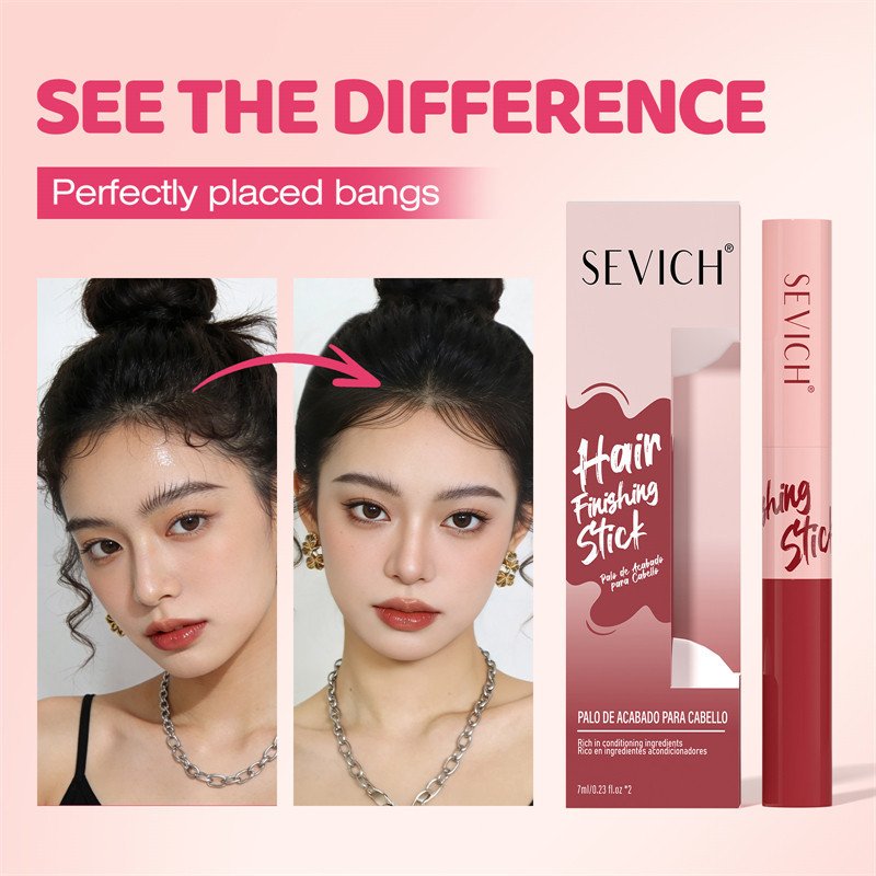 Kem dưỡng tóc SEVICH 2in1 Kem tạo kiểu tóc chống Frizz có cọ 14ml