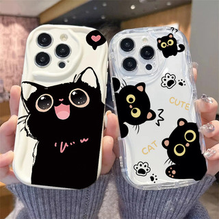 Ốp Lưng Mèo Đen Cho Huawei Honor X7D X9D X8C X5C X9B X8A X8 X7B X7A X6A X6B X6C X5B 400 Lite Pro X5 Plus Silicon Siêu Mỏng Hàn Quốc Bảo Vệ Camera Nóng Vỏ Retro
