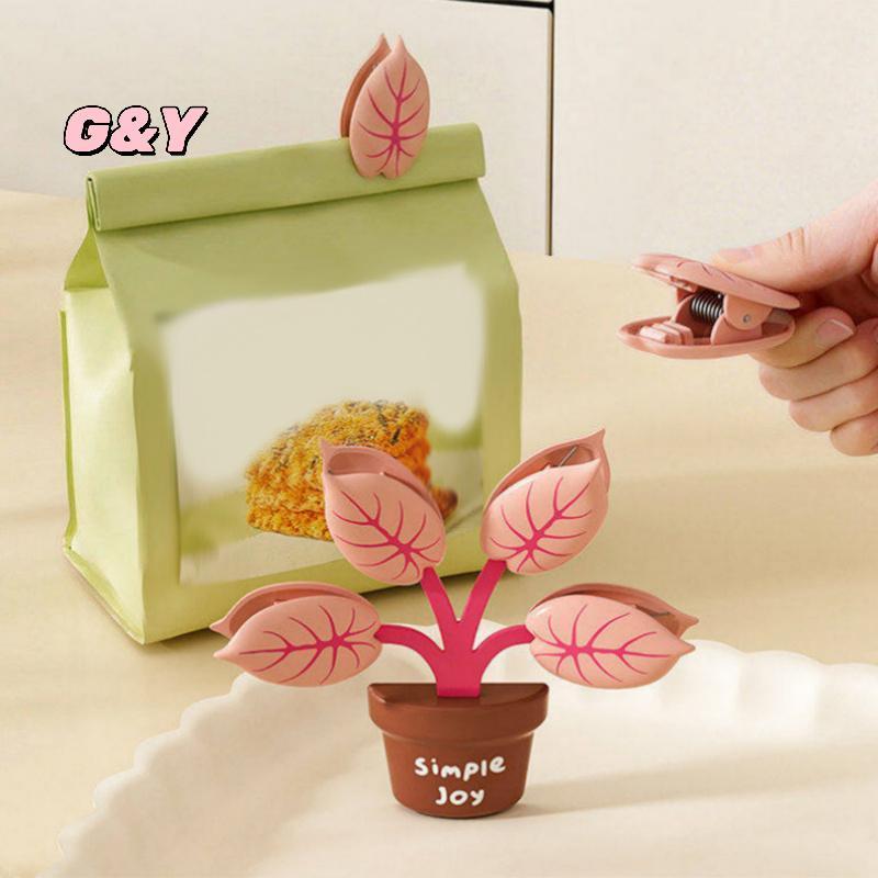 [G & Y-t] Kẹp túi ốc sên từ tính có thể tái sử dụng Giá đỡ kẹp niêm phong thực phẩm có nam châm cho tủ lạnh Tủ lưu trữ nhà bếp văn phòng [Mới]