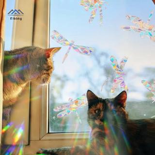 ELBBKG Rainbow Maker Sun Catcher Wall Stiers Cat Bird Star Mushroom Moon Sun DIY Window Glass Tĩnh điện Lăng kính Stier mới