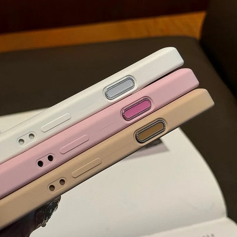 Dành Cho iPhone 17 Pro Max 17Pro 17ProMax Hợp Kim Camera Phím Ngắn Bảo Vệ Miếng Dán Cho iPhone 16 Pro Max Plus 16ProMax 16Pro Điều Khiển Thông Minh Điện Thoại Bên Chụp Nút Kim Cương Phim