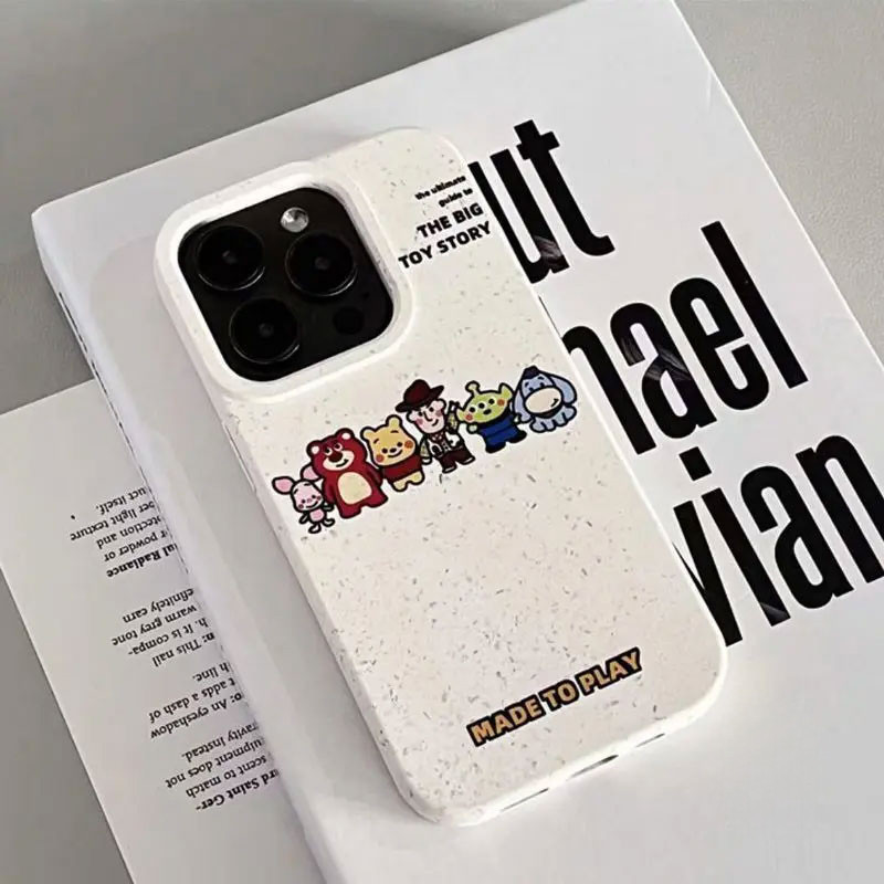 Ốp Gấu Toy Story Môi Trường Cho iPhone 11-17 Pro Max
