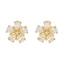 Phụ kiện kẹp tai Yoo Zircons hình hoa anh đào để phát biểu thời trang