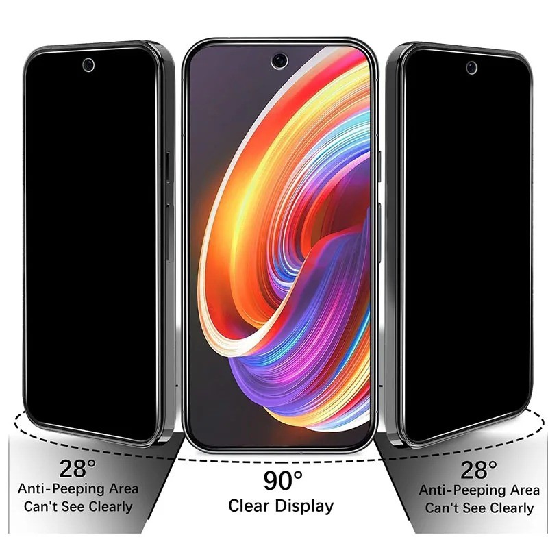2 Chiếc Siêu HD Kính Cường Lực Cho Google Pixel 7a 7 6a 6 5XL 5 5a Pro Phim Kính Cạnh Đen Chống Thấm Nước Cho Google Pixel 10 9a 9 8a 8 Pro XL Chống Gián Điệp Bảo Vệ Màn Hình Riêng Tư