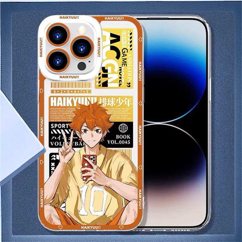 HOT Anime Haikyuu Vỏ Điện Thoại Cho Infinix Tecno Spark GO 2022 2024 2025 SMART 10 6 Plus 9 7 8 CAMON 40 30 20 Pro Mềm Rõ Ràng Xu Hướng Thương Hiệu Trong Suốt Hoạt Hình Thời Trang Vỏ Silicon