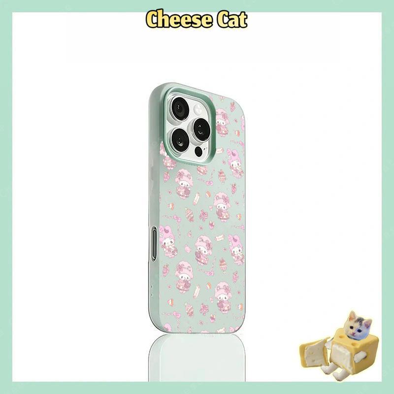 Pink Cánh Bướm Rabbit Vỏ điện thoại dành cho iPhone 14 15 16 13 12 11 Pro Max Xs Max XR 17 Air Vỏ iPhone màu hồng