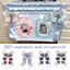 Itabag Phụ Kiện Ruy Băng Nơ Trang Trí Mặt Dây Chuyền Gothic DIY Móc Khóa Dễ Thương Quà Tặng Cho Người Bạn Ins Phong Cách