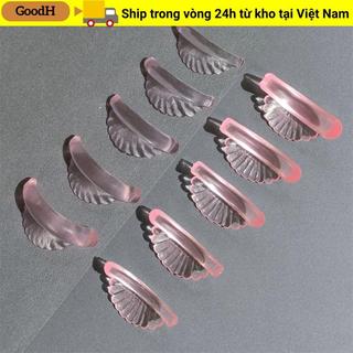 GOODH 5 Đôi Lông Mi Perm Curler, Phụ Kiện Uốn Mi Có Thể Tái Sử Dụng Miếng Lót Lông Mi Silicon, Dụng Cụ Dụng Cụ Dụng Cụ Vỏ Phong Cách Nối Mi Dính Mi Thanh Nữ