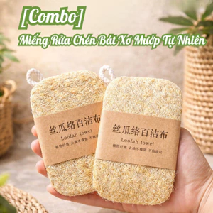 Miếng Rửa Chén Bát Xơ Mướp Tự Nhiên An Toàn Sức Khỏe Thân Thiện Với Môi Trường