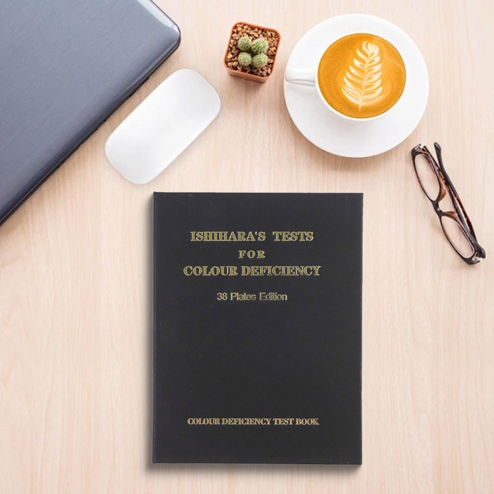 38 Plate Ishihara Color Vision Test Book for Assessing Color Perception ...