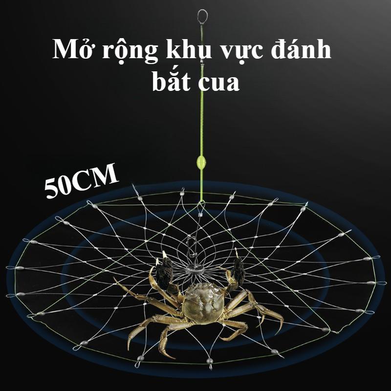 Lồng Bẫy Cua & Cá Tự Động Đóng Mở  - Thiết Kế Gập Gọn Tiện Lợi, Độ Bền Cao, Phù Hợp Câu Cá