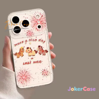 Ốp Lưng Cho IPhone 16 17 11 15 13 14 12 Pro Max 17AIR 15 7 8 Plus X XR Max Bìa mềm Tết Bính Thân 2026