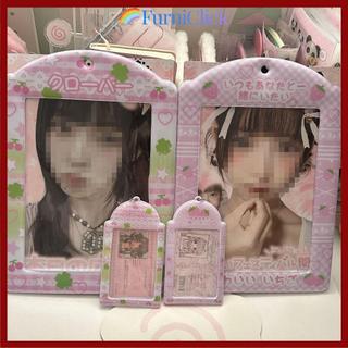 [Còn hàng] Vỏ thẻ FURNICLICK, Hộp đựng thẻ Photocard cỡ lớn INS, Mặt dây chuyền túi A4 PVC đẹp mắt