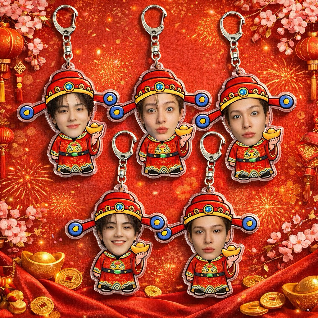 ( THẦN TÀI ) ( THẦN TÀI ) Móc khoá KPOP CORTIS thần tài năm mới Phụ kiện túi James, Juhoon, Martin, Seonghyeon và Keonho