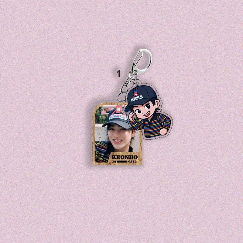Kpop Korean Boy Band Keychains Idol Keychains for Bags Party Favors Gifts K Pop Keyrings on The Phone Kpop Stuff