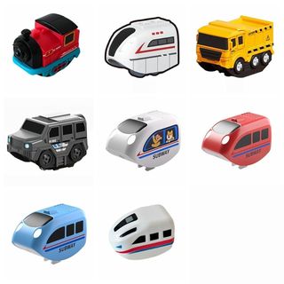 ITRUMPET Đường ray từ tính Xe lửa, Đồ chơi đường sắt bằng nhựa lái xe ổn định mượt mà, Đồ chơi thông minh chống trọng lực thú vị Xe lửa điện Đồ chơi trẻ em