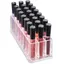 Hộp bóng để bàn YICA, Hộp đựng son môi Acrylic, Giá đỡ mỹ phẩm làm móng tay 24 khe di động cho bàn chải trang điểm Bút chì kẻ mày Son bóng Hộp đựng nước hoa