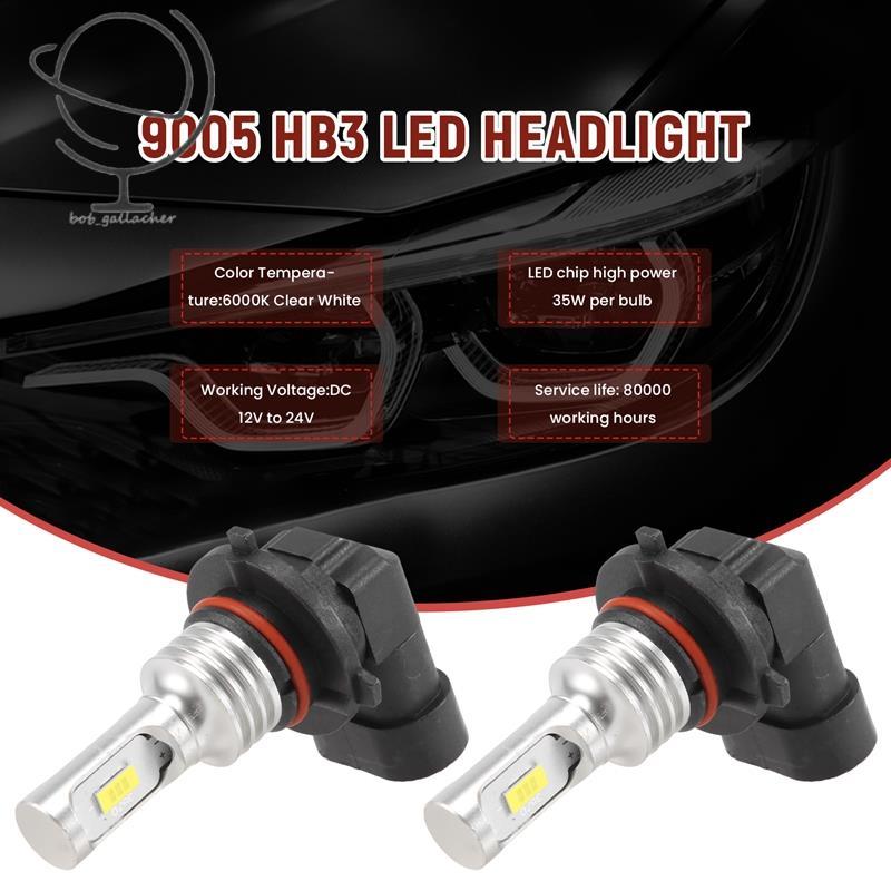 9005 HB3 Bóng Đèn Pha LED HighBeam 35W 4000LM 6000K Trắng Công Suất Cao