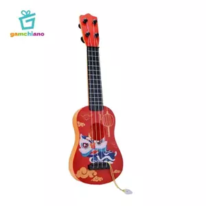 Gamchiano Trẻ Em Ukulele Guitar Đồ Chơi Cổ Điển Giả Vờ Sớm Học Ukulele Đồ Chơi Cho Người Mới Bắt Đầu Bé Trai Bé Gái Đồ Chơi Giáo Dục Quà Tặng Âm Nhạc