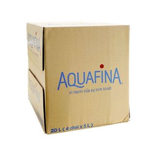 Thùng 4 bình nước tinh khiết Aquafina 5 lít