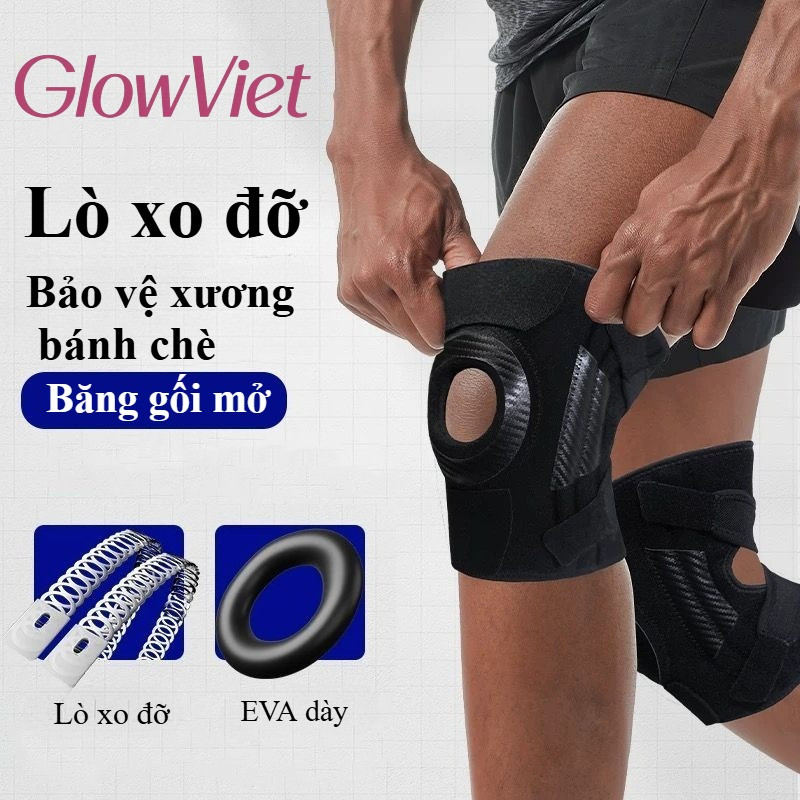 Bó Gối Thể Thao, Chất Liệu Co Dãn Thoáng Khí, Có Thể Quấn Và điều Chỉnh áp Lực, Bảo Vệ Phục Hồi Chấn Thương
