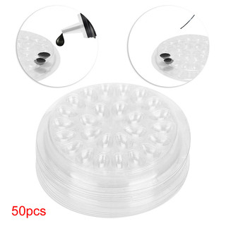 Bộ 50 Miếng Dán Lông Mi Dùng Một Lần Di Động Trong Suốt Mắt Mi Nối Dài Keo Đứng Miếng Lót Cho Nữ Bé Gái