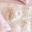 Bộ nỉ nhung 4 món LOVELY BUNNY HỒNG PASTEL Memminbedding luxury giúp phòng ngủ sáng – ấm – rất chill.