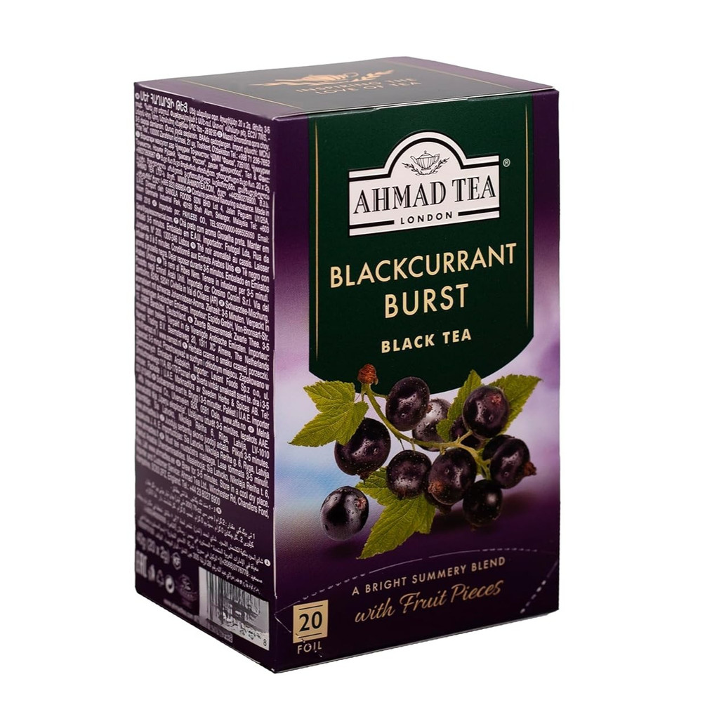 Trà Ahmad Nho Đen 40g Hương Vị Blackcurrant Đậm Đà, Tinh Tế Và Lôi Cuốn