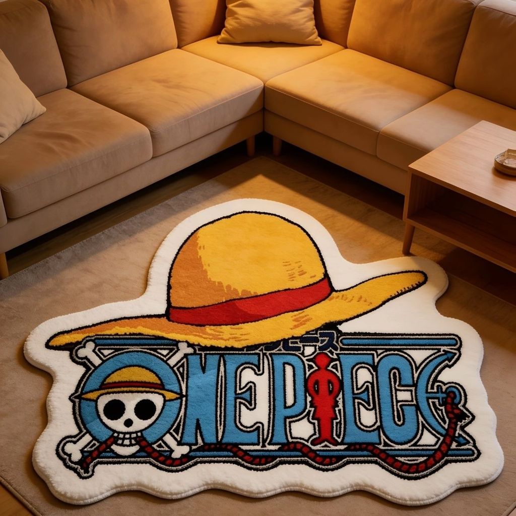 One Piece Hoạt Hình Anime Thảm Bé Trai Học Sinh Phòng Ngủ Giả Cashmere Sàn Thảm Internet Cafe Hình Đồ Chơi Cửa Hàng Thảm Cửa