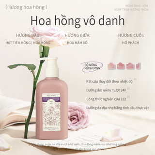Roopy Sữa dưỡng thể tinh dầu thực vật thơm 150ML/250ML—Nhẹ dịu dưỡng ẩm, Hương thơm lưu lâu-Có quà tặng kèm